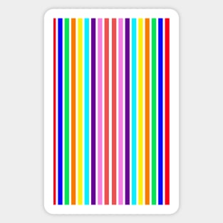 many colorful stripe pattern cell phone case Sticker